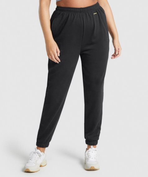 Women's Gymshark Whitney Loose Jogger Black | CA 7AN813